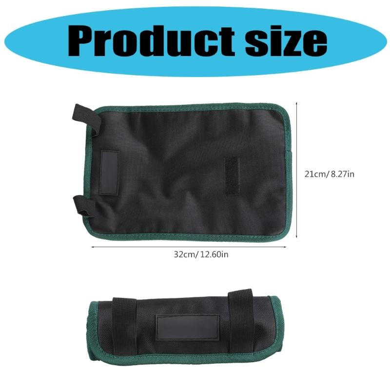 Industrial Strength Tool Organizers Roll Up Design 20+1 Zippered Pockets Sturdy Fabric Workshop Essential Present
