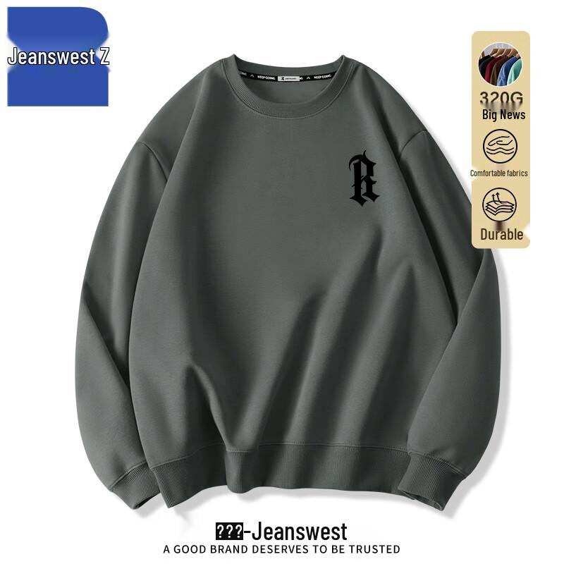 Jeanswest Men's Round Neck Sweatshirt T1002