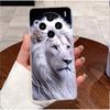Case For Vivo X100 Transparent TPU Soft Cover For Vivo X100 Pro/X100s Pro Cute Little Panda Pattern Shockproof Couple Shell