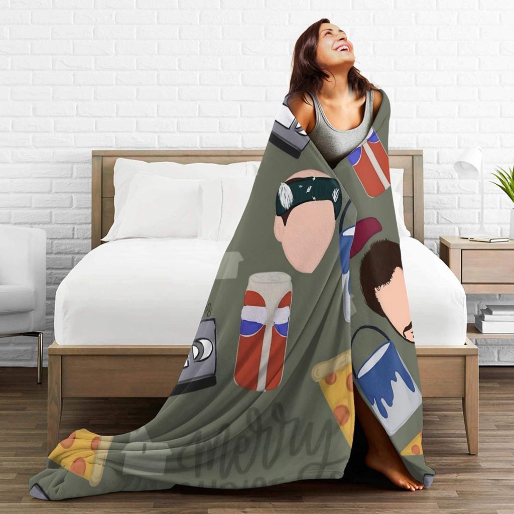 Home Alone  Merry Christmas  Blanket Quality Warm  Bedding Throws Winter Travel Bedroom Aesthetic Bedspread