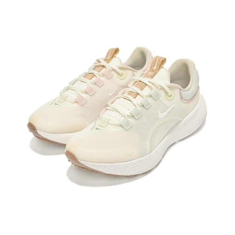 Nike React Escape Run 1 Comfortable Minimalist Fabric Cushioning Durable Low-Top Casual Running Shoes Women sneaker White DM7204-712
