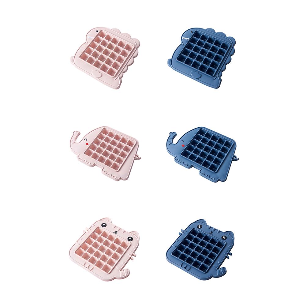 Waben Silikon Flexible Eiswürfel Tablett Hexagonal Würfel mit Deckel 37 Gitter