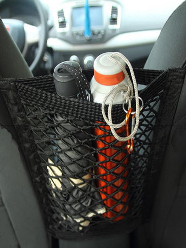 Luggage Hooks Car Truck Storage Mesh Net Hanging Bag Elastic Seat Bag