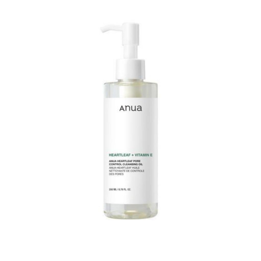 Anua Heartleaf Pore Control Cleansing Oil 200 Ml – Gentle Deep-Cleansing & Pore Care Oil for Sensitive/Acne-Prone Skin