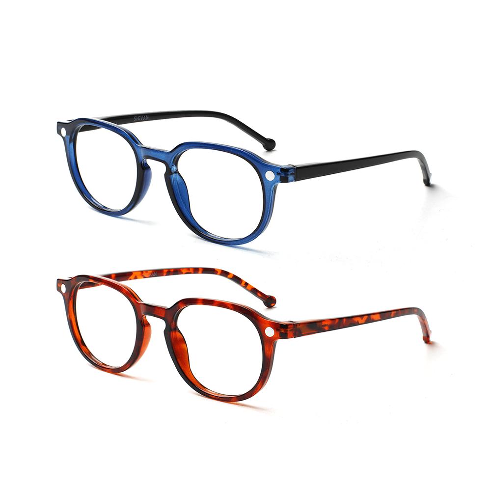TUREZING 3 Pack Flexible Spring Hinge Women Men Presbyopic Glasses Circular Presbyopia Eyeglasses Super Light Long Distance Vision Eyeglasses