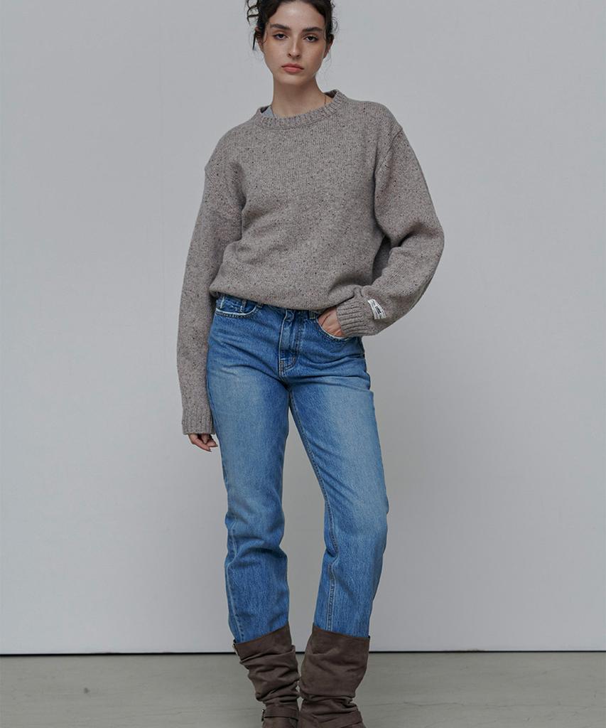 Aenitaimlolig Candy Round Knit-Cocoa(W)