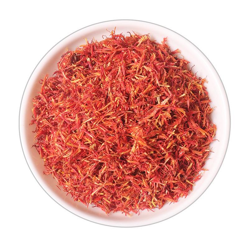 500g Xinjiang Safflower: Dried Silk for Tea, Foot Bath, Herbal Medicine