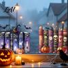 Reusable Decorative Window Sheets Halloween Static Clings Spooky Ghost Floral Skull Stickers Cling Decals for Glass No-Adhesive Party Indoor Outdoor