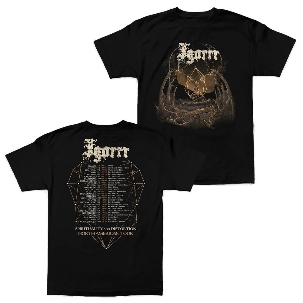 

Футболка Igorrr Band - Череп с молнией, классическая черная, унисекс S-5XL BT1889 M