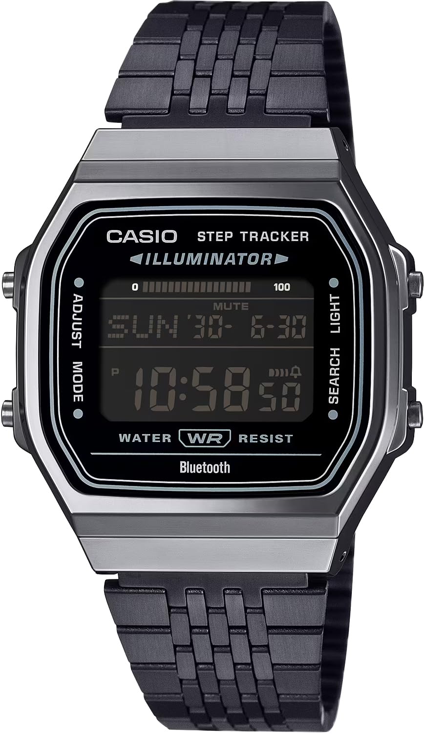

CASIO Digital Watch Mobile Link Bluetooth Equipped Step Tracker Unisex Black Inverted LCD Overseas Model [Casio] ABL-100WEGG-1B [Елемент]