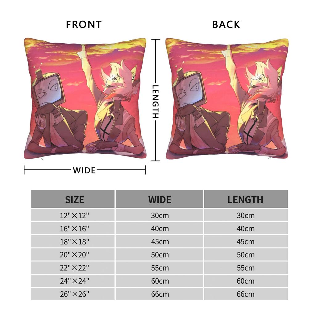 R-Radiostatic Vox Alastor  Pillowcases Accessories Printed Cushion Cover Gift  Pillow Case Cover Living Room Multi-Size
