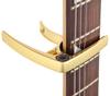 Phoenix One Touch Guitar Capo Tasto Alloy Care Fiber Cloth Safe and Secure Warranty 3 Piece Folk Electric Acoustic Gold Metallic Mirror Gold KNIGHT OF