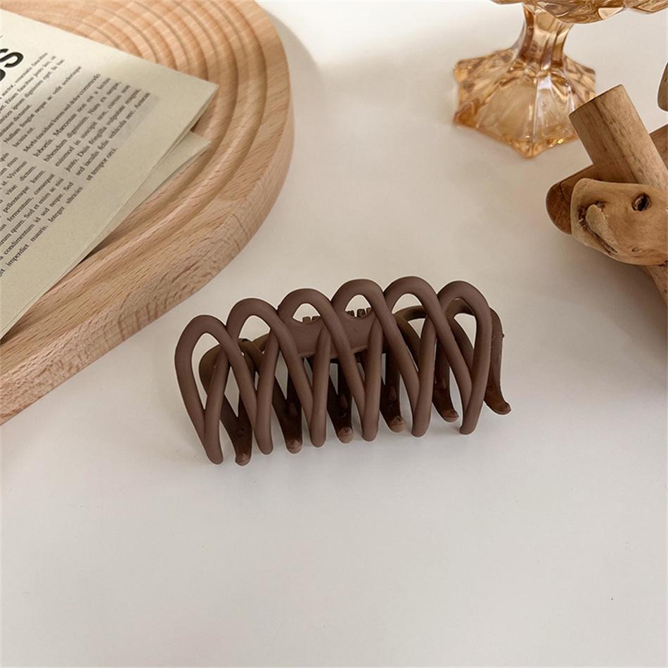 

1 шт. Модные однотонные большие заколки-крабы для волос, элегантные заколки-крабы, заколки-бабочки, зажимы для волос для женщин, девушек, аксессуары для волос, подарки