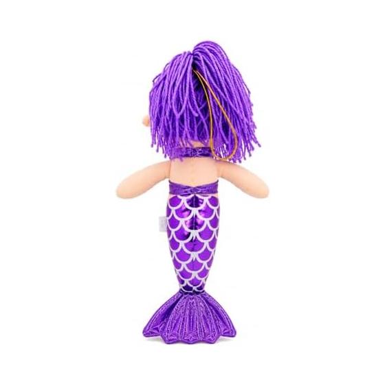 Mermaid Plush Toy - Cute Doll for Room Decor, Gifts, Princess Mermaid, Children's Toy, Birthday, Christmas, Ages 3-8 (Purple), Soft & Huggable,