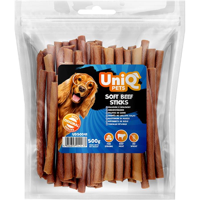 Dog Treats Soft Beef Sticks Uniq Pets 500G