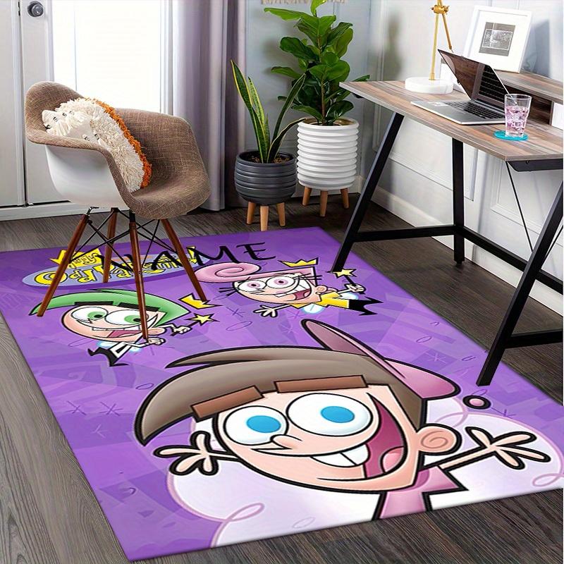 The Fairly Oddparents Office Carpet Soft Polyester Entrance Carpet Washable Non slip Machine Washabl