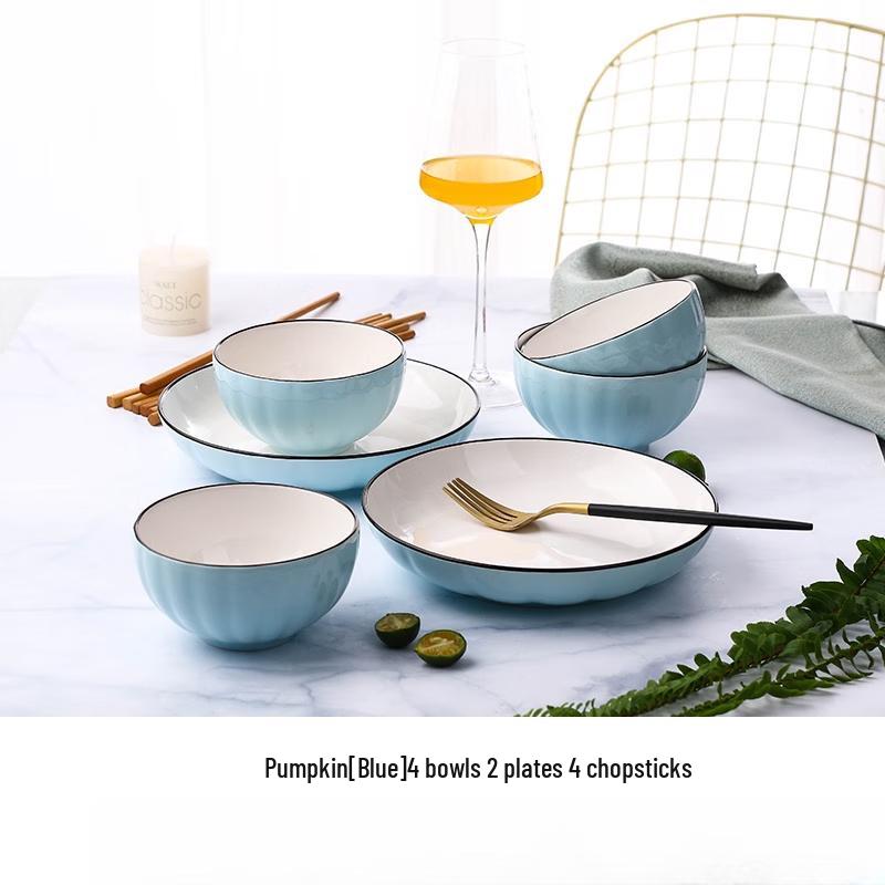 Wuhe Japanese Ceramic 2-Person Dinnerware Set