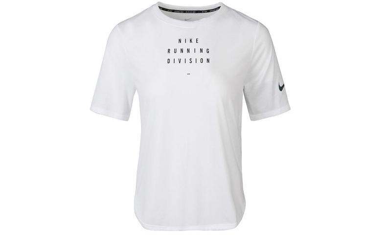 

Nike T Shirts Women s White Crew Neck Moderate Straight Fit CV1876-100 L