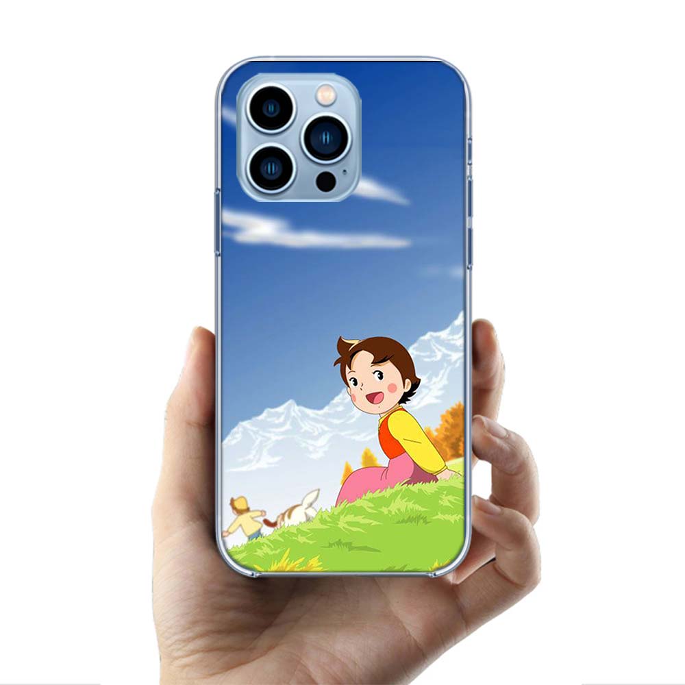 Heidi Cartoon Cases Phone Case For Iphone 17E 16E 17 Air 16 Pro Max 15 Pro 14 Plus 11 13 12 Mini Cover Cases Compatible with Sui