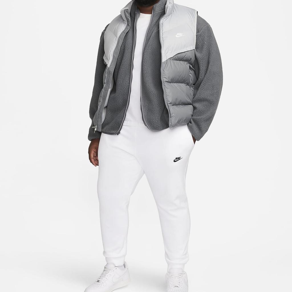 Nike Storm-FIT Windrunner Color Block Logo Stand Collar Zip Vest Men Vests Gray FB8193-077