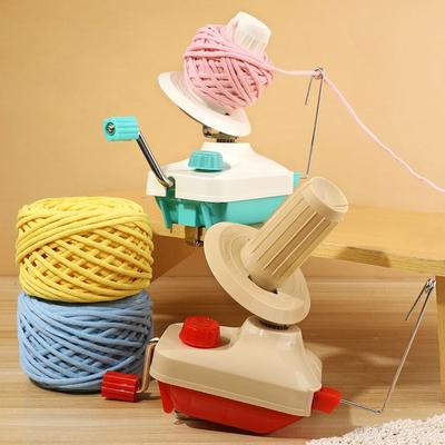 BUDDUR 1PC Mașină manuală de înfășurare a firelor pentru tricotat croșetat și bile de fire, fabricare de accesorii DIY convenabile, lucrate manual
