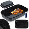 Rectangular enameled roasting pan 3.4 l, 34x22x6.5 cm
