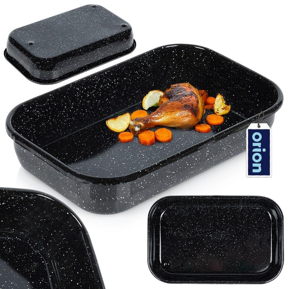 Rectangular enameled roasting pan 3.4 l, 34x22x6.5 cm
