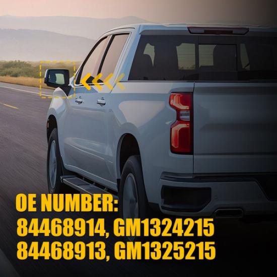 Driver Passenger Heated Lower Mirror Glass Fits - Chevy Silverado HD