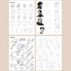 Characters Line Draft Practice Book Hand Drawn Drawing Copy Book Art Supplies  Art Class