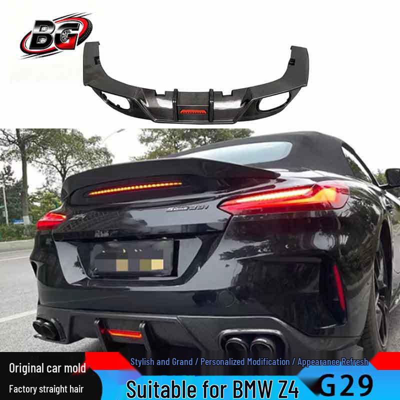 AC Style Carbon Fiber Rear Diffuser Lip Kit for BMW Z4 G29