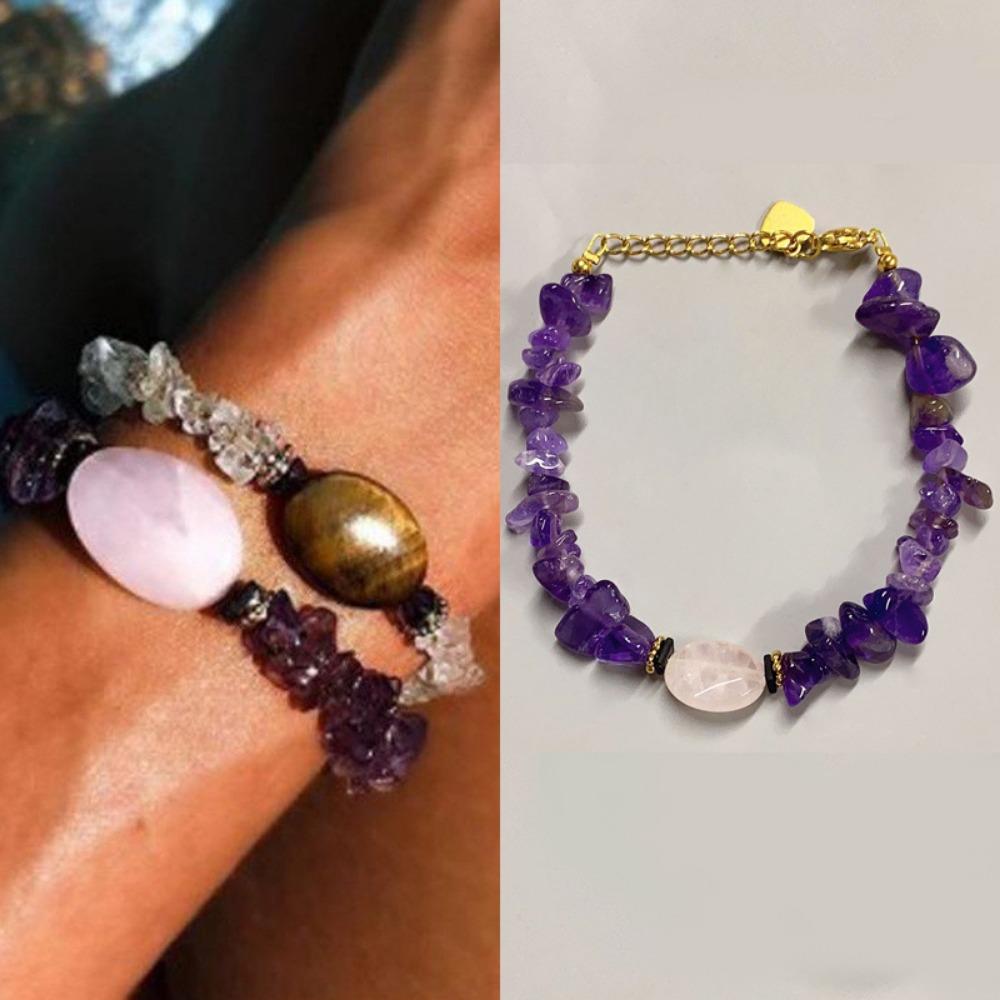 Feeling Spar Mix and Match Armband Natur Süßwasserperlen Armband Reisetrend Matching