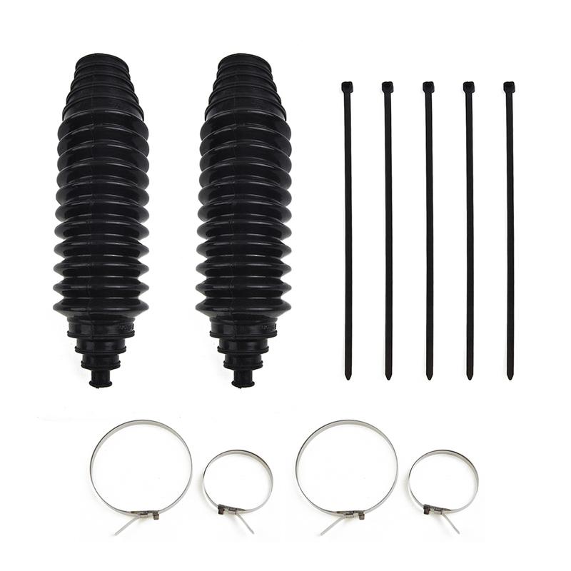 Universal Silicone Rack Pinion Steering Gaiter Pinion Boots+Cable Ties+Clamp Kit For Rack Steering Boot Gaiter And Pinion Boot