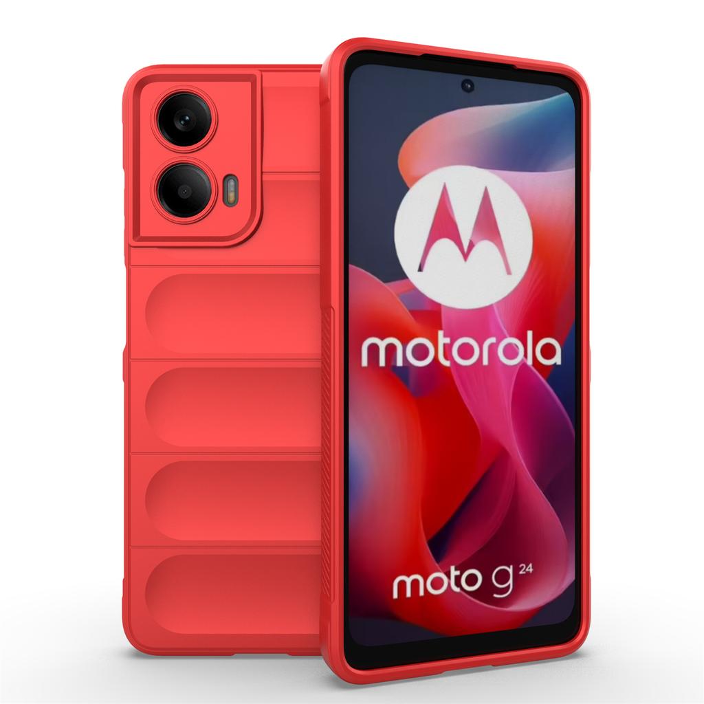 For Motorola Moto G24 4G/E14 4G Case Anti-Drop Soft TPU Rugged Phone Back Cover
