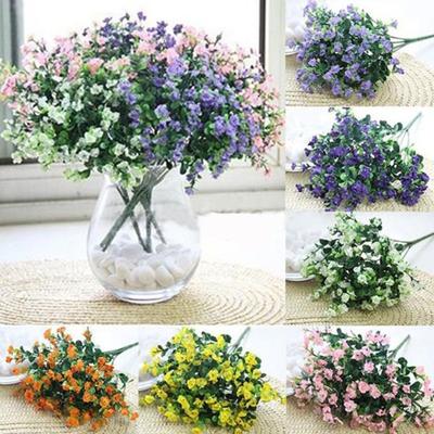 1 Bouquet 7 Branches Artificial Fake Gypsophila Flower Room Wedding Party Decor