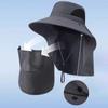 Unisex Summer Wide Brim Waterproof Quick-Drying Panama Caps Outdoor Visor Bucket Hats Mesh Breathable Sun Hat With Neck Flap