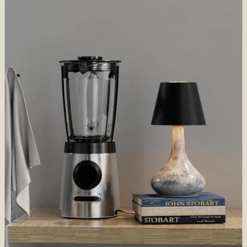 Wireless Led Table Lamp Wine Bottle Base Rechargeable Vases Light Touch Switch Bar Dining Lamp