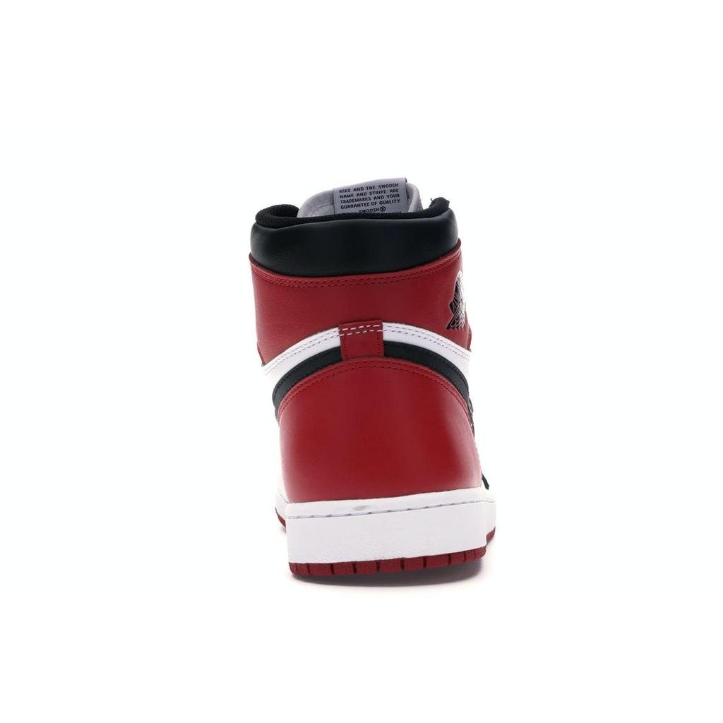 Air Jordan 1 Retro High OG Black Toe 2016 Men Sneakers White White-Varsity-Red 555088-125