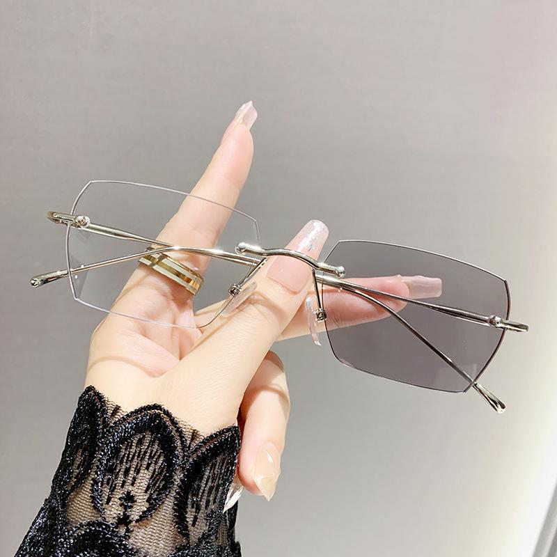 Color-changing Pochromic Nearsighted Glasses Without Frames Stylish And Elegant For Men