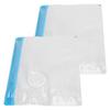 2Pcs Vacuum Storage Bag Space Saving Compressed Sealed Travel Bag with 3.5cm Thread   Inlet