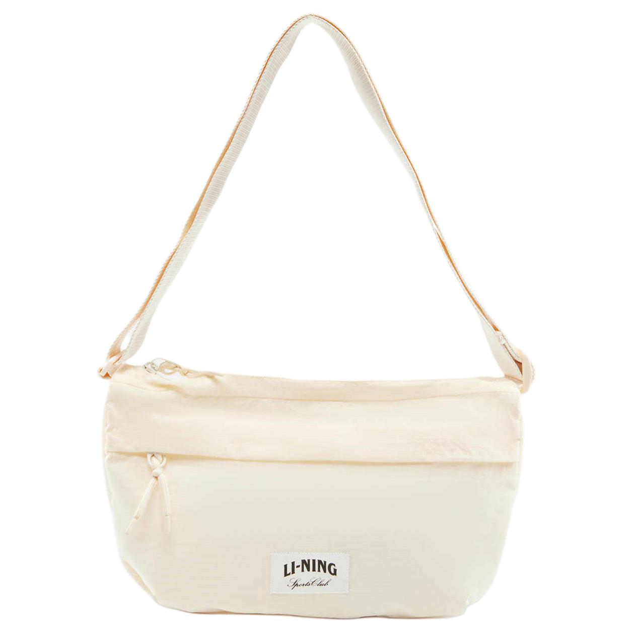 

New LiNing Fitness Series Polyamide Crossbody Bag, Shoulder Bag Unisex Dune Khaki ABDV105-2 32.0*8.4*19.1CM