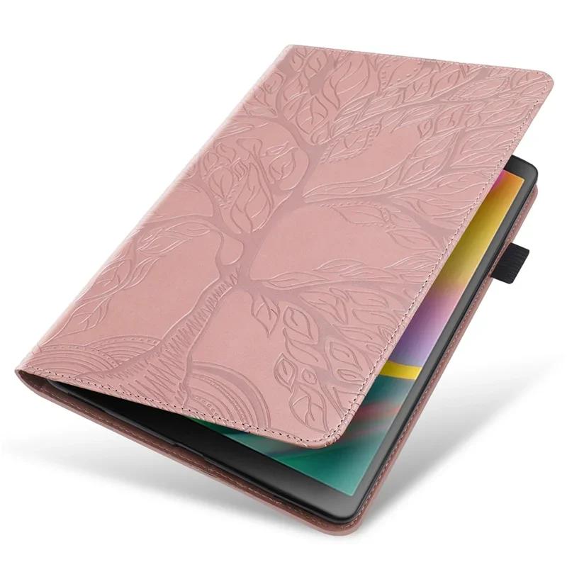 For Honor Pad X8a Tablet Case PU Leather Card Slot Soft TPU Tree Cat Funda For Honor Pad X8A Cover 11.0 inch 2024 Caqa + Stylus