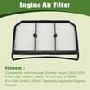 XQSMWF Engine Air Filter Compatible with Hyundai Elantra Hybrid 2021-2025 1.6L L4 Gas, Replace 28113BY100 28113-BY100 28113BY100AS