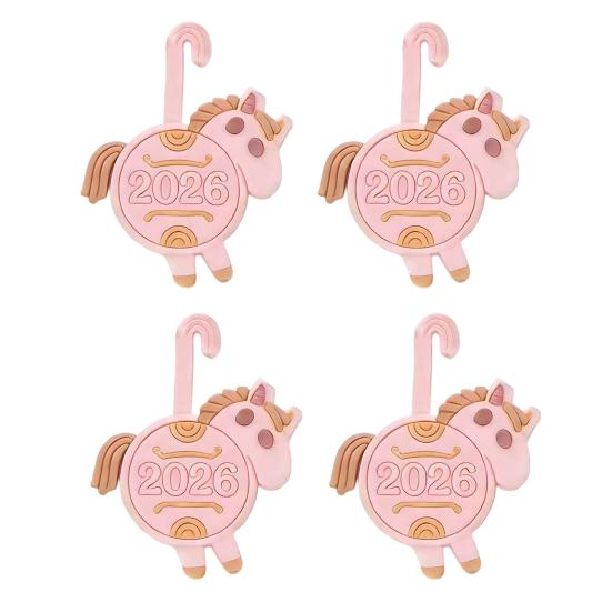 

4 шт. 2026 Підставка під чашку Кінська дупа , термостійка, Рік Коня, дерев яна підставка, для кухонної стільниці, кавової/чайної чашки, прикраса для обіднього столу 7