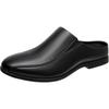 Men's Business Sandals, Leather Shoes, Slippers, Slip-ons, Office Sandals, Breathable, Wide Fit,