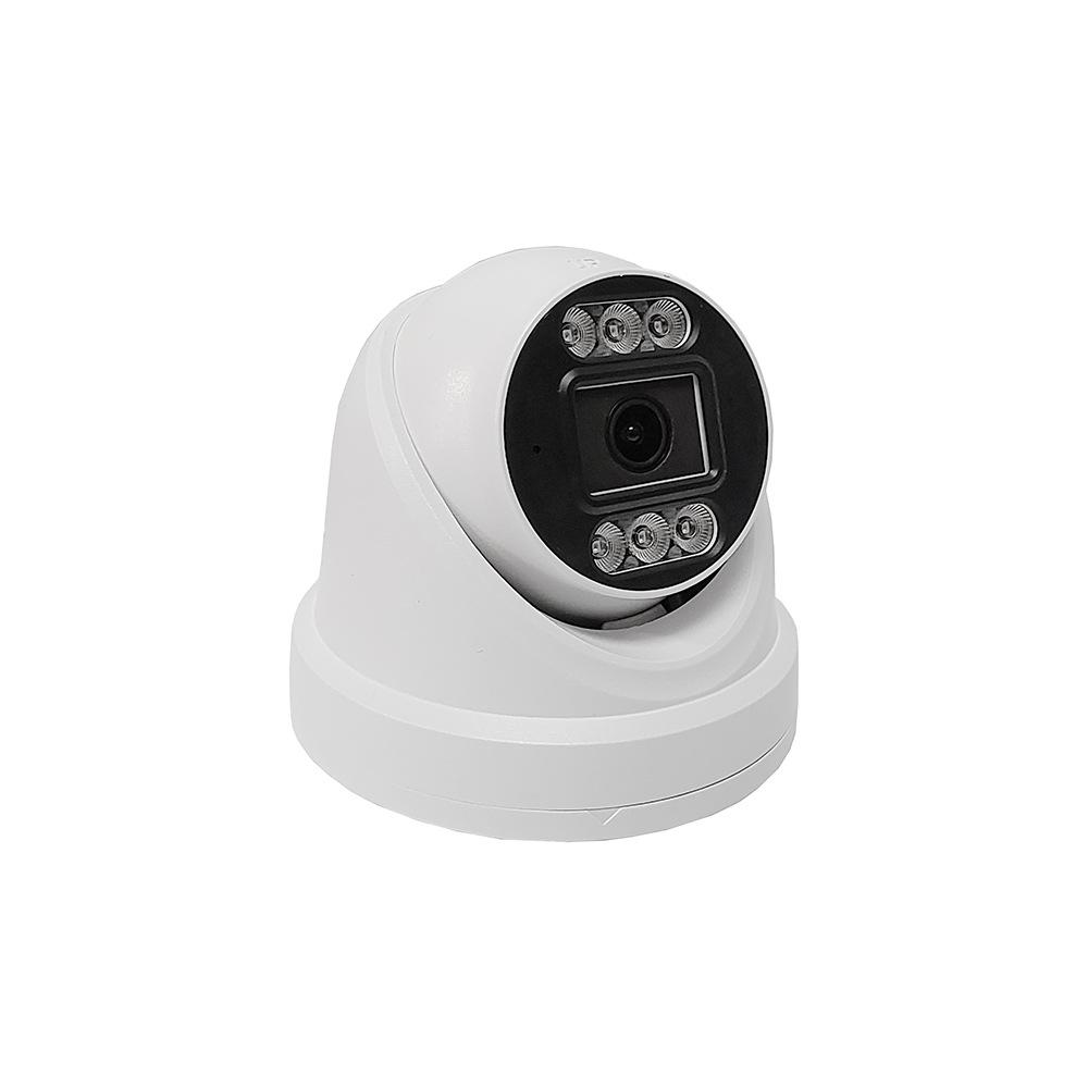 4K 8MP/5MP POE IP Full-Color Dual Light Audio Ceiling Dome Network Camera