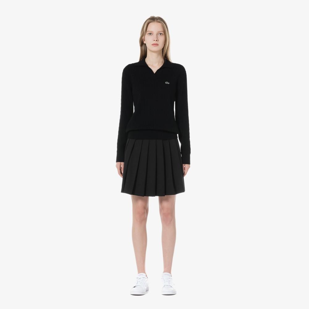 [Lacoste] Women s Mid-Length Pleated Skirt JF408E-54N031 32
