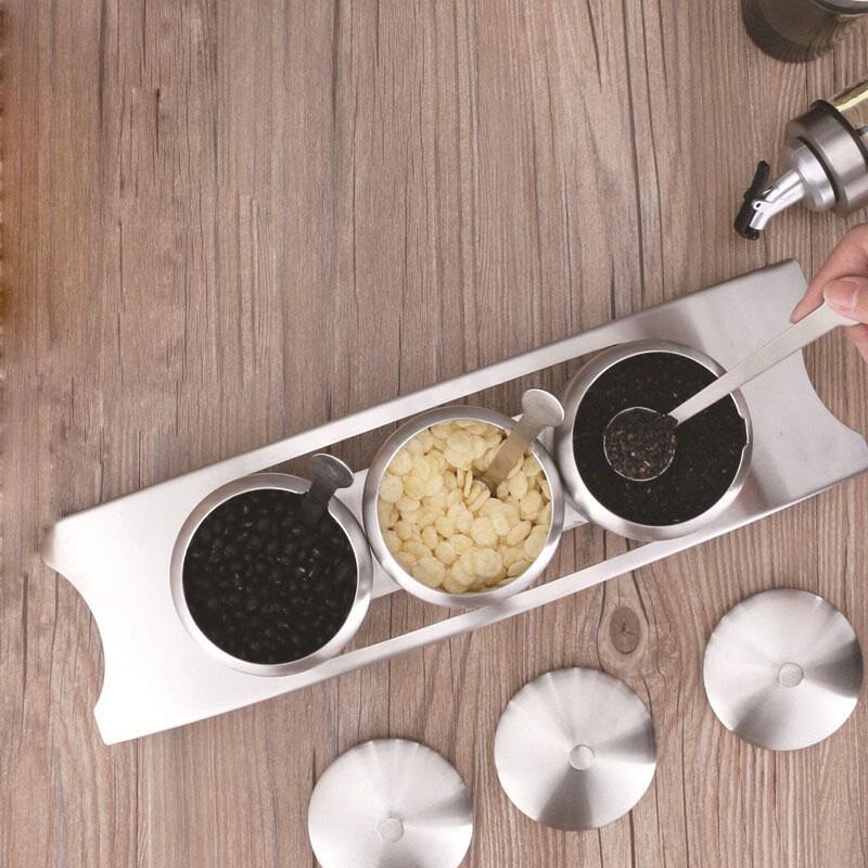 304 Stainless Steel Seasoning Jar Set