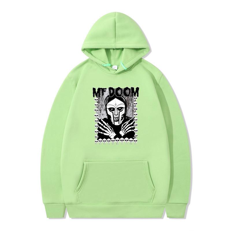 Autumn and Winter New Cartoon Print Loose Top Fashion Casual Hooded Sweater Men's and Women's Clothing