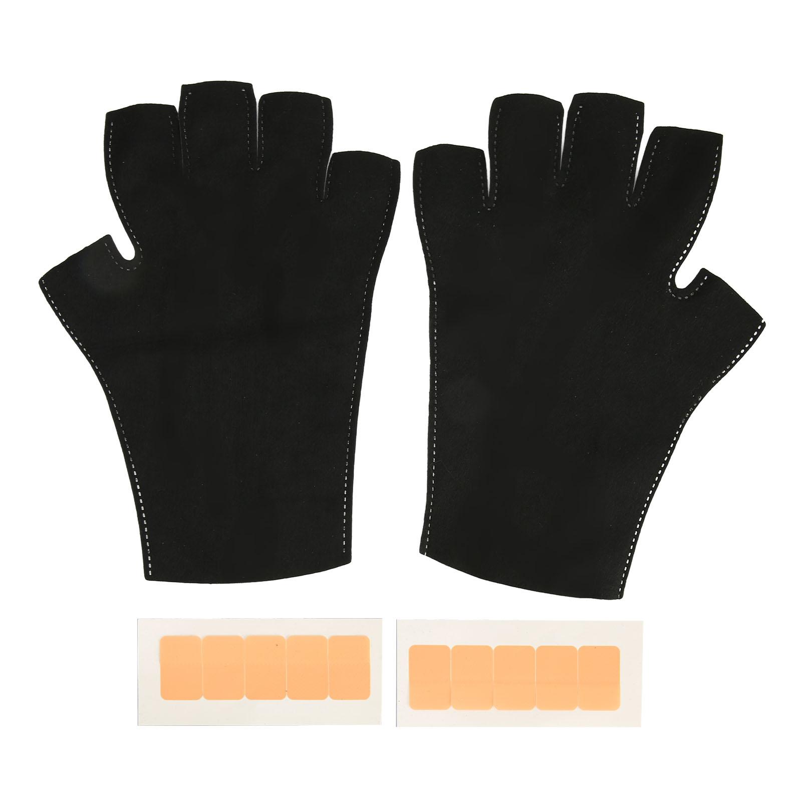 

UV Gloves Fingerless Breathable Skin Care Professional High Elastic Portable Manicures Protection