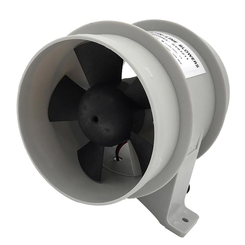 4 Inch Marine Bilge Blower Water Resistant Quiet High Efficiency Blower Motor for Boat